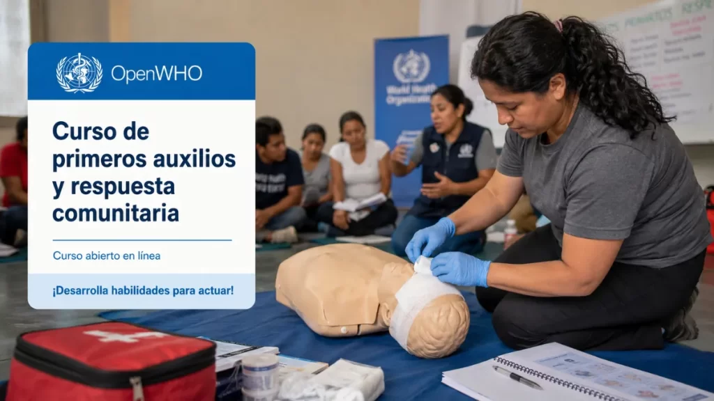 Curso de primeros auxilios y respuesta comunitaria OpenWHO
