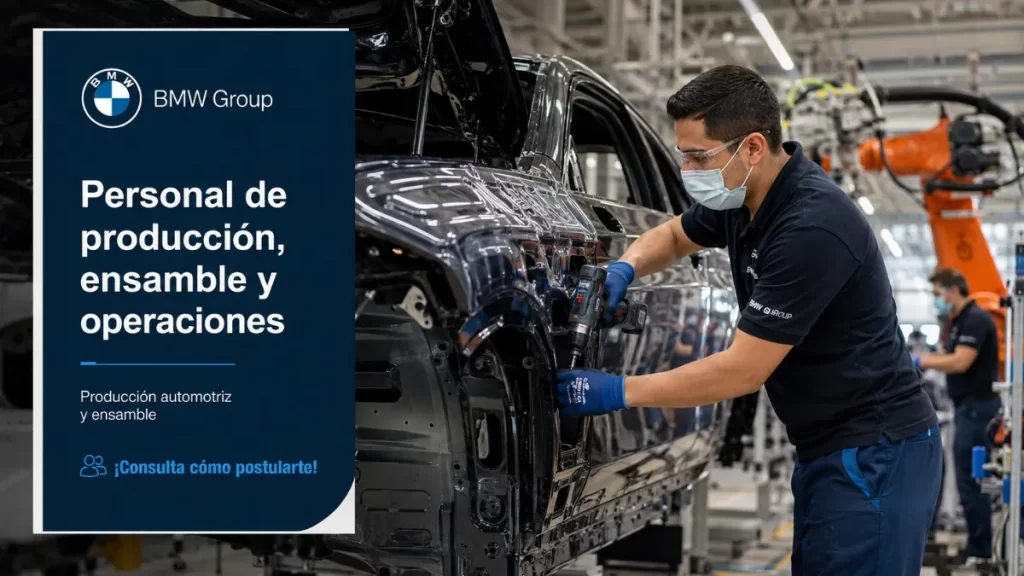 Personal de producción, ensamble y operaciones en BMW Group